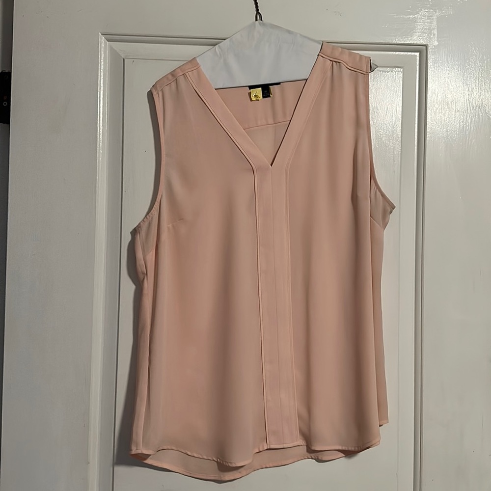 EUC Banana Republic Blush Pink Drape Top XL
